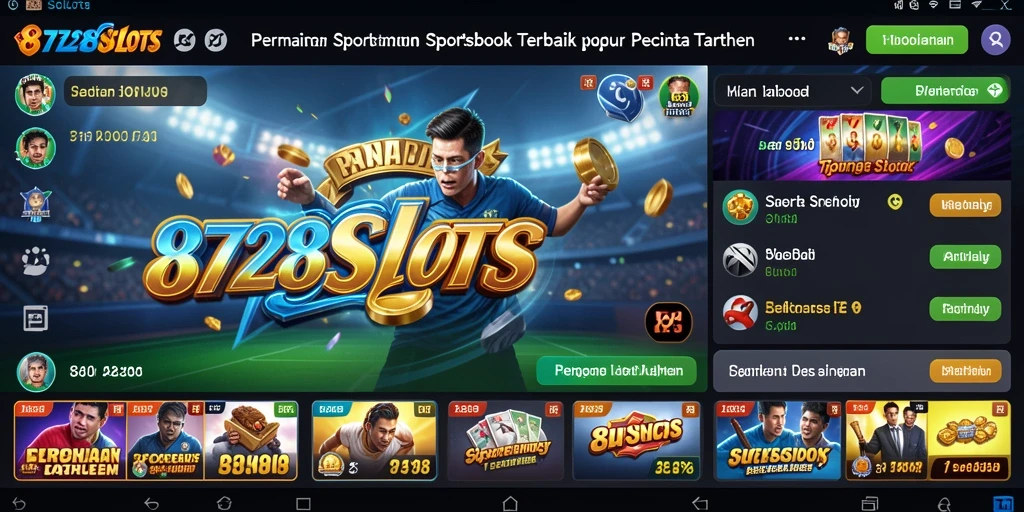 Gameplay 8728SLOTS yang mendebarkan dalam aplikasi Sportsbook.