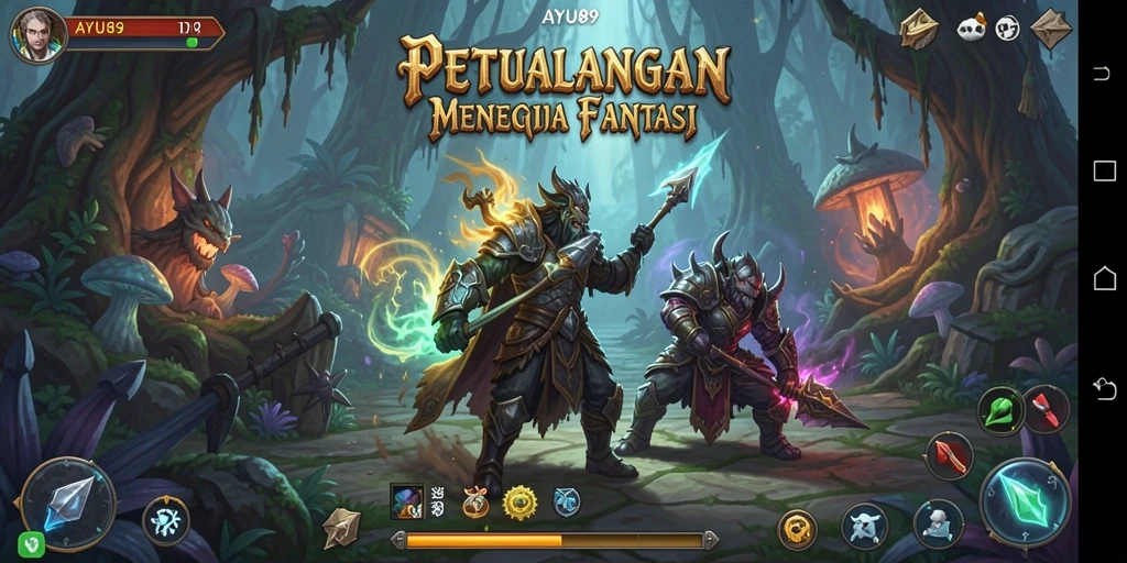 Tampilan gameplay AYU89 yang mendebarkan dan penuh aksi.