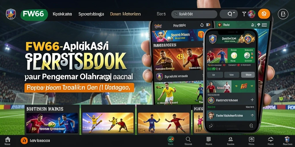 Tampilan gameplay FW66 dengan berbagai opsi taruhan olahraga.