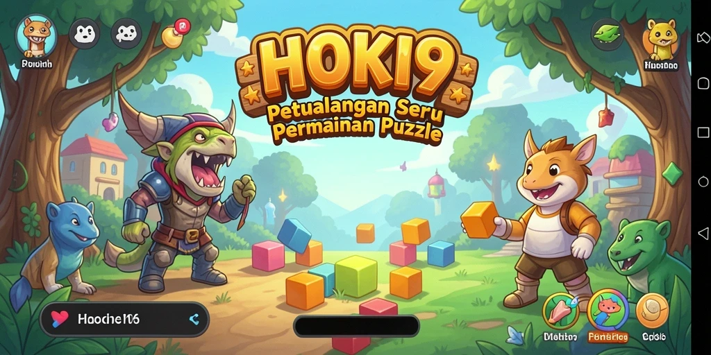 Tampilan gameplay HOKI9 yang menarik dan penuh warna.