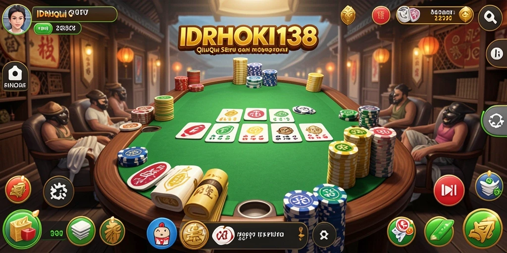 Tampilan menarik dari gameplay QiuQiu IDRHOKI138 yang seru.