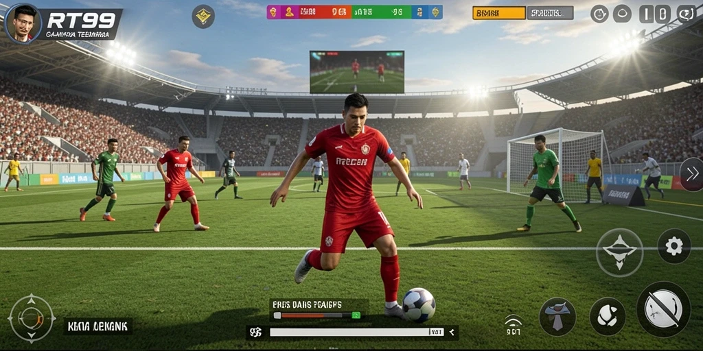 Gameplay RT99 yang mendebarkan dan tampak nyata.