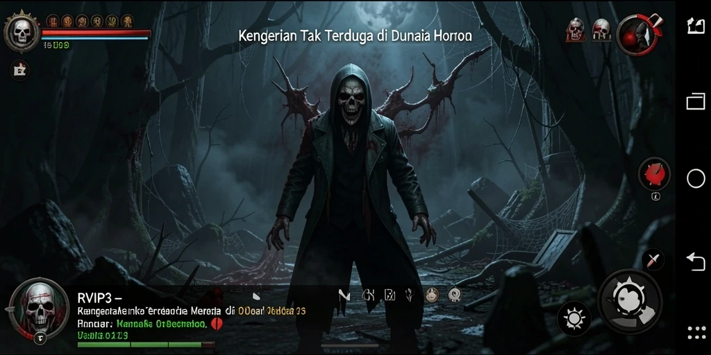 Gambaran gameplay RVIP3 yang penuh kengerian dan ketegangan.