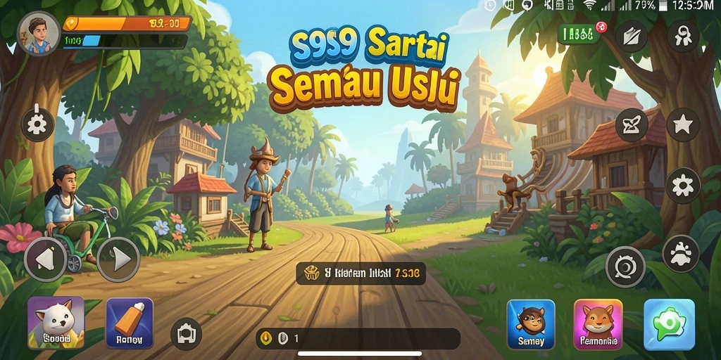 Menampilkan karakter lucu dan gameplay sederhana S9S9 yang menghibur.